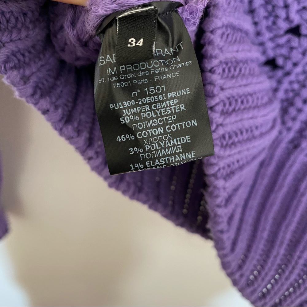 Isabel Marant Lilac Purple Knit Sweater - Picture 5 of 6